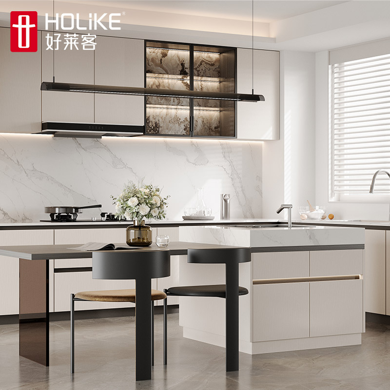 好莱客现代简约风橱柜定制