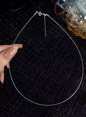 s925纯银项链锁骨链项圈