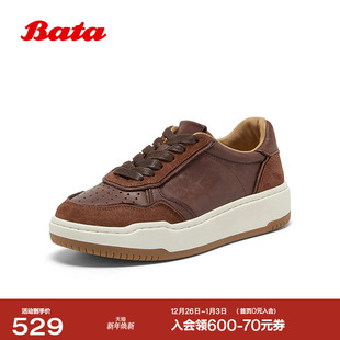 A810DAM6 厚软底透气通勤百搭运动鞋 Bata休闲鞋 女2026春新款