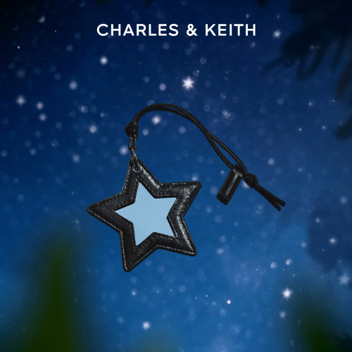 CHARLES&KEITH时尚星星镜子包挂