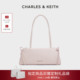 CHARLES&KEITH秋冬CK2 新年礼物 20160193蝴蝶结简约腋下法棍包