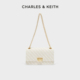 CHARLES&KEITH秋冬穿搭CK2 20840464 10双股链条单肩包小方包女包