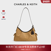 1双口袋腋下包hobo 20782668 新年礼物 CHARLES&KEITH仿麂皮CK2