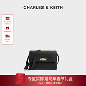 CHARLES&KEITH25冬CK2 新年礼物 80782713简约单肩小方包豆腐包
