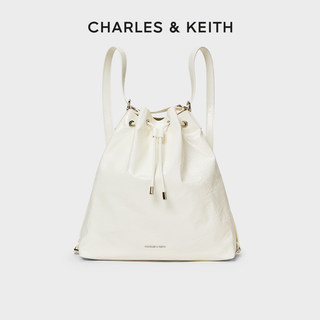 CHARLES&KEITH24夏新品CK2-10151393柔软单肩水桶包双肩流浪包女