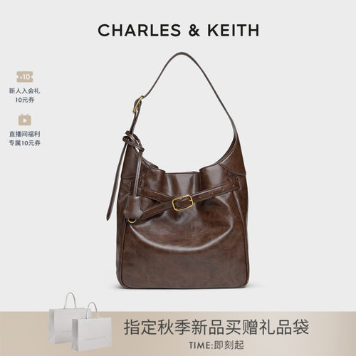 CHARLES＆KEITH时尚大容量托特包