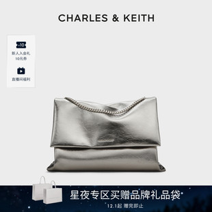20271514大容量简约链条腋下包 CHARLES&KEITH秋冬CK2 新年礼物