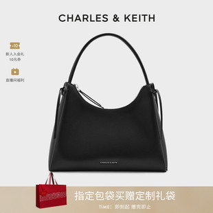 CHARLES&KEITH26春新品 40160249柔软蝴蝶结单肩腋下包斜挎包 CK2
