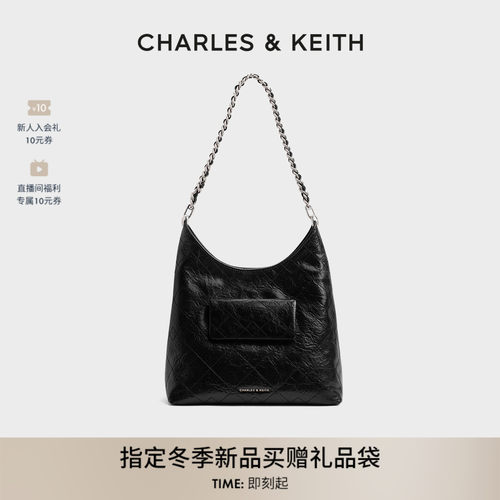 时尚菱格腋下包CHARLES＆KEITH