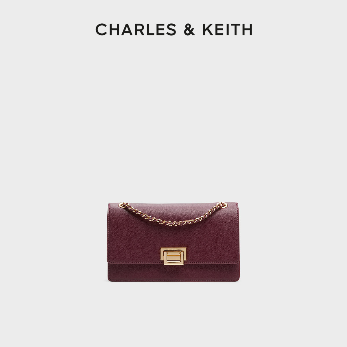 CHARLES&KEITH秋冬女包CK2-20840579国王包链条斜挎单肩小方包,箱包皮具/热销女包/男包,腋下包,淘宝优惠券,粉丝福利购,淘宝优惠卷