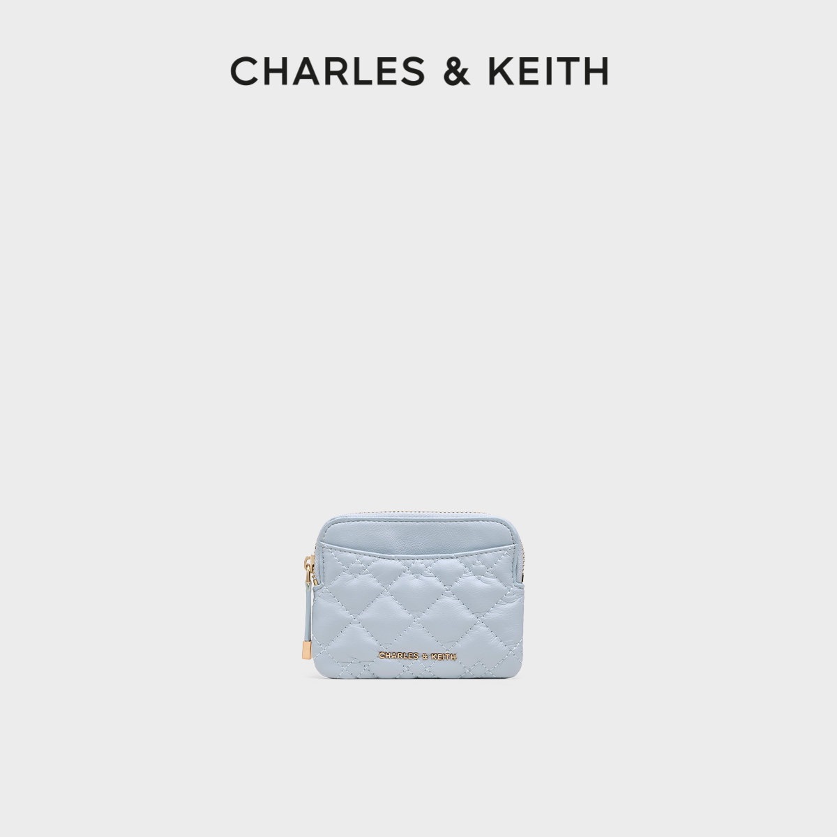 CHARLESKEITH菱格卡包迷你零钱包