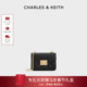 CHARLES&KEITH秋冬CK2 新年礼物 80701360拼接菱格链条小方包女