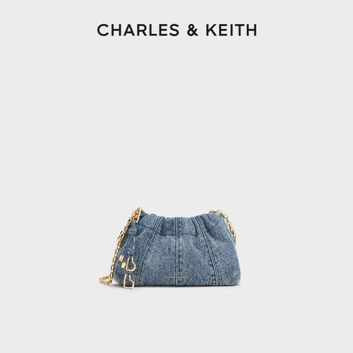 CHARLES&KEITH牛仔包挂云朵包
