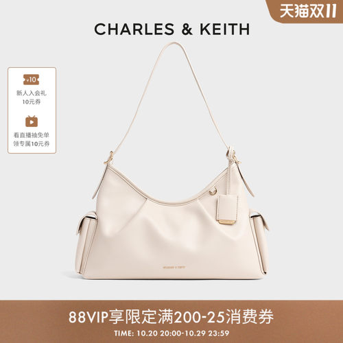 CHARLES&KEITH双侧口袋式腋下包