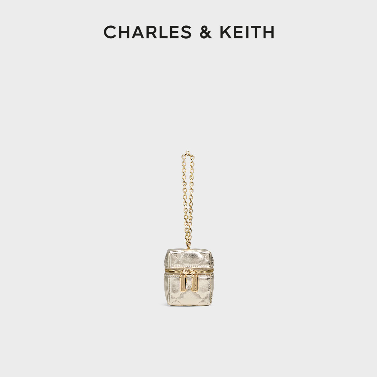 CHARLES&KEITH迷你菱格链条包