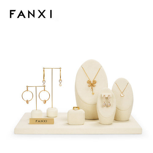 凡西fanxi原创首饰架米黄色