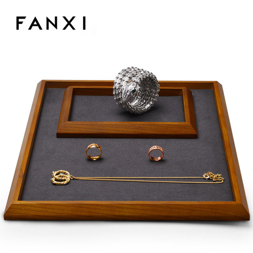 凡西fanxi实木首饰盘戒指项链