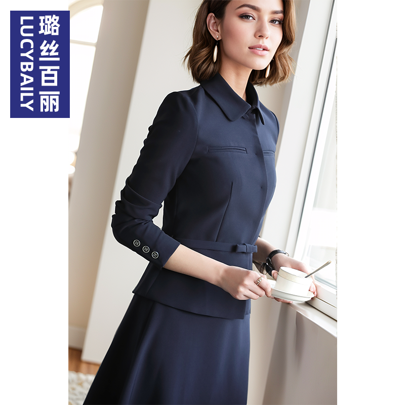 2025春秋新款通勤百搭正装职业装女士显瘦高端气质两件套西装套装,女装/女士精品,大码套装,淘宝优惠券,粉丝福利购,淘宝优惠卷
