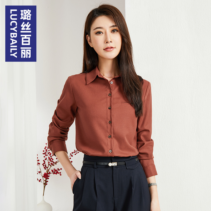 高级感气质通勤衬衫女