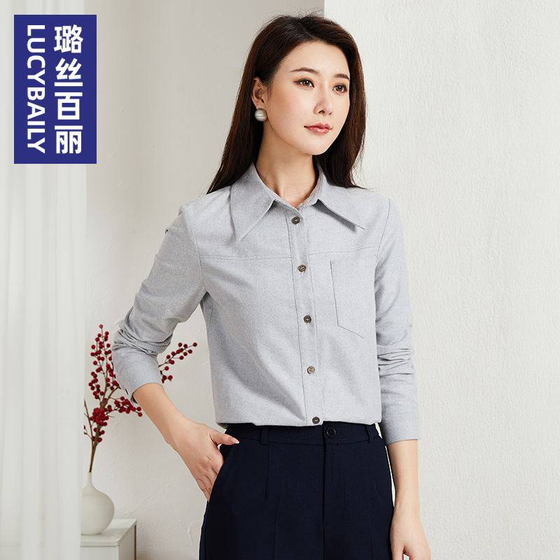 高级感衬衫女气质通勤