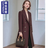 2025新款 百搭呢子大衣 春秋季 通勤外套大衣高级感长款 风衣女士时尚