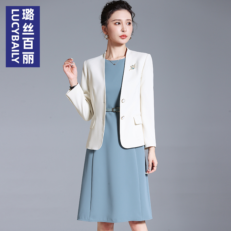 秋季工作服商务正装职业女裙套装