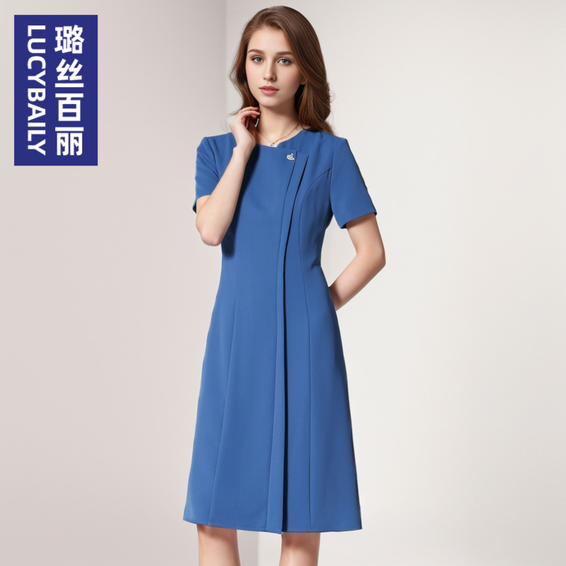 时尚气质显身材璐丝百丽连衣裙