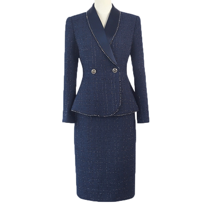 气质显瘦高端工作服职业套装女