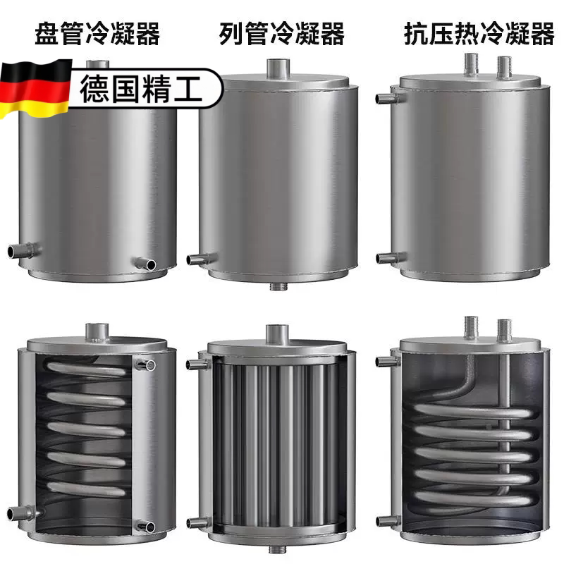 304不锈钢盘管冷热水交换器图片