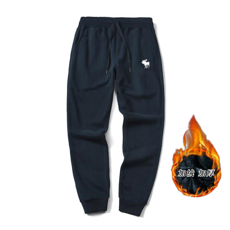 Abercrombie＆Fitch af潮流束脚修身小脚休闲长裤男秋冬加绒卫裤|msdalam kategori Pakaian Lelaki, seluar santai - dari Buy2taobao.com untuk memberikan perkhidmatan ejen Taobao profesional membeli