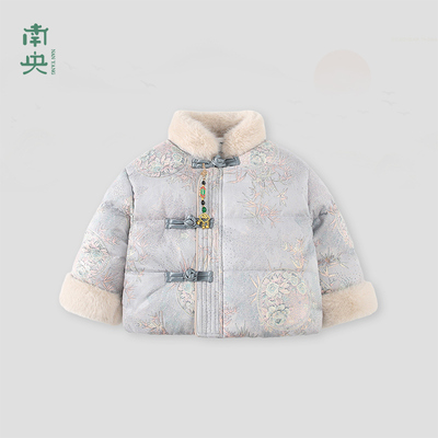 拜年服男童唐装棉衣冬季女童汉服