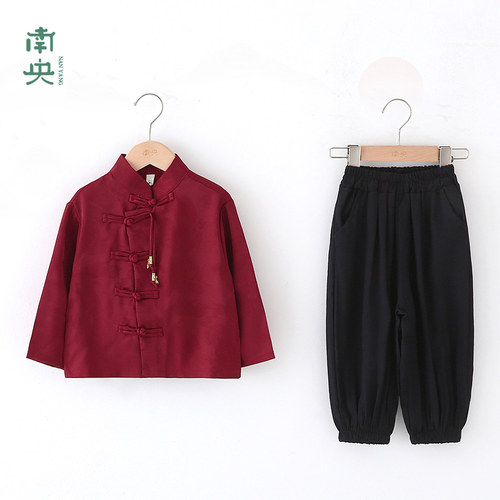 男童汉服春秋季儿童唐装古装套装