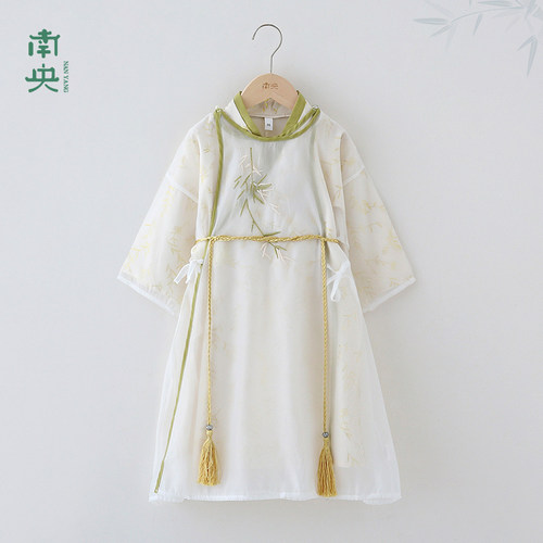 男童宋制汉服长袍薄款中国风古装