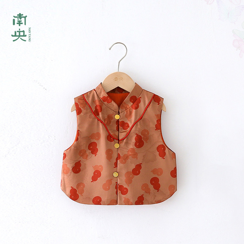 汉服男童古装春夏季儿童唐装马甲图片