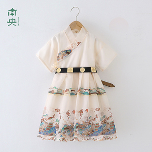 中国风童装汉服男童飞鱼服儿童唐装夏季小男孩明朝服装锦衣卫古装