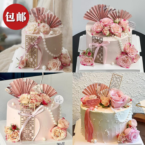 母亲节玫瑰蛋糕中式插件