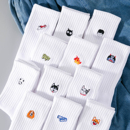 纯棉防臭袜子男款长筒中筒秋冬季长袜青少年高筒帮吸汗运动男生