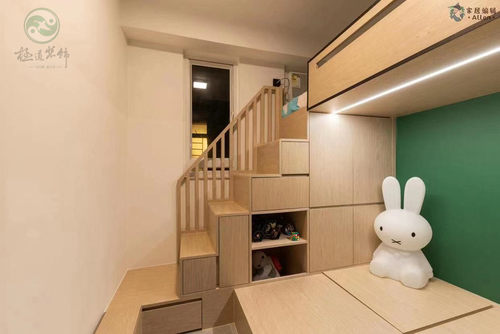极道香港公屋居屋双层床儿童房榻榻米床储物床实木床全屋定制工厂