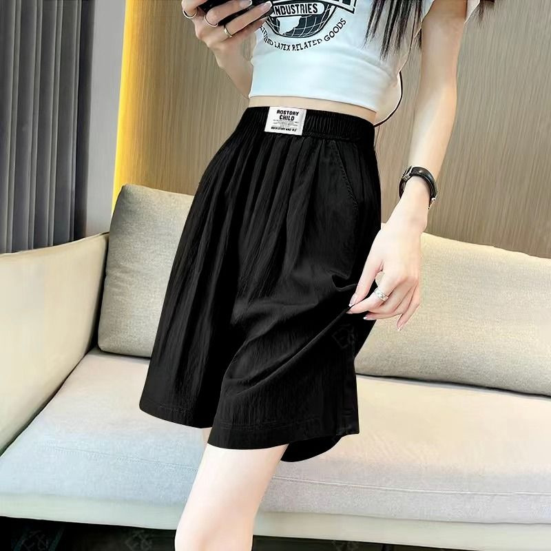 仿冰丝运动短裤女夏薄款