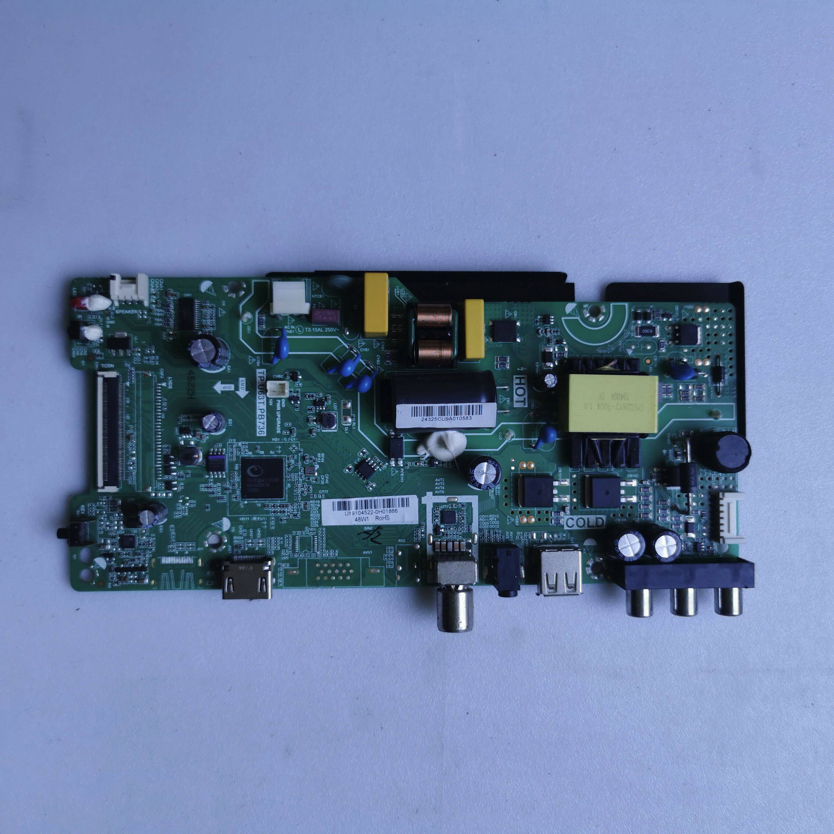 康佳 led32f1000 主板 tp.u63t.pb736 屏 2431yt 2374yt