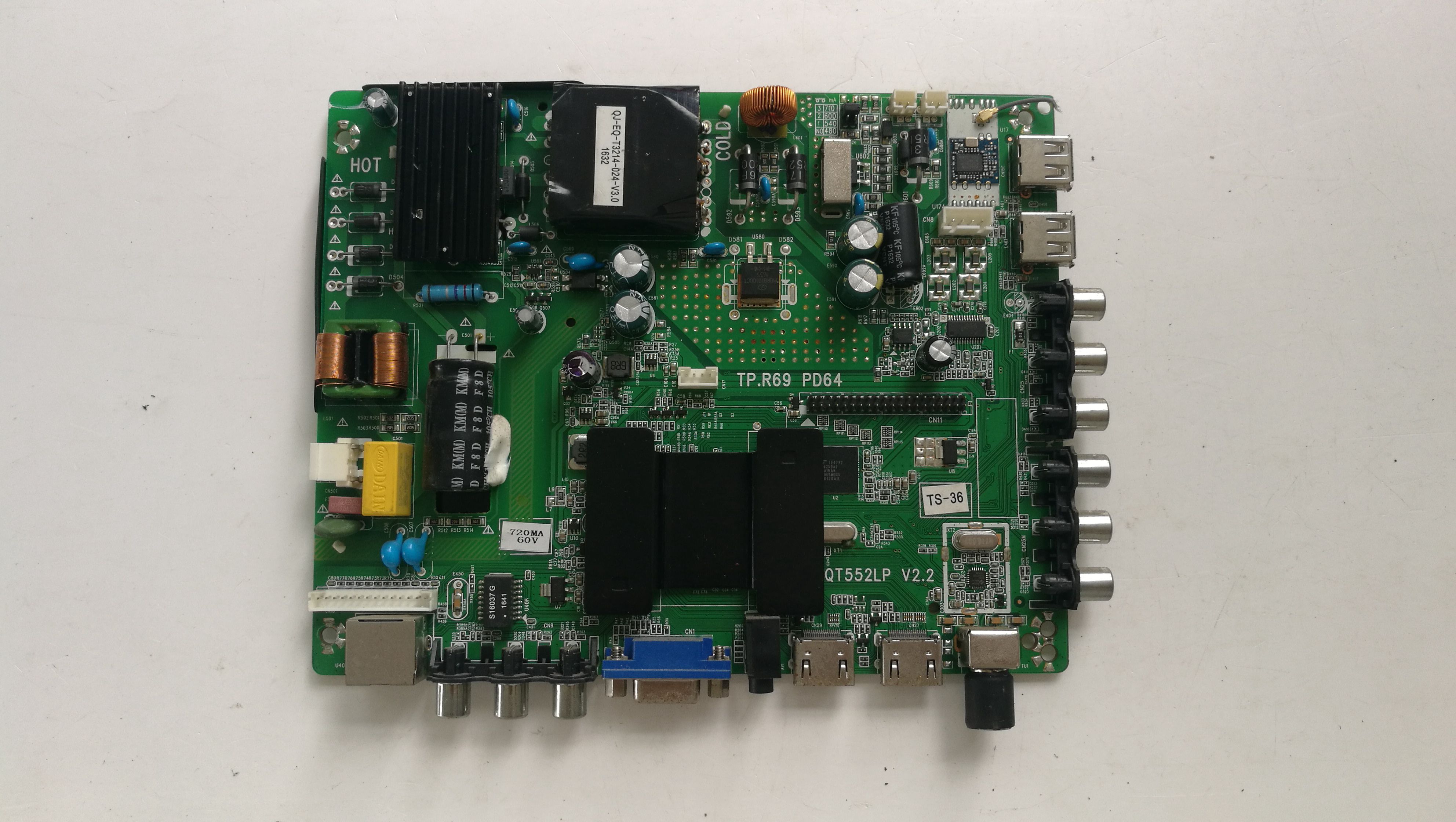 QT552LPV2.3TP.R69PD64主板