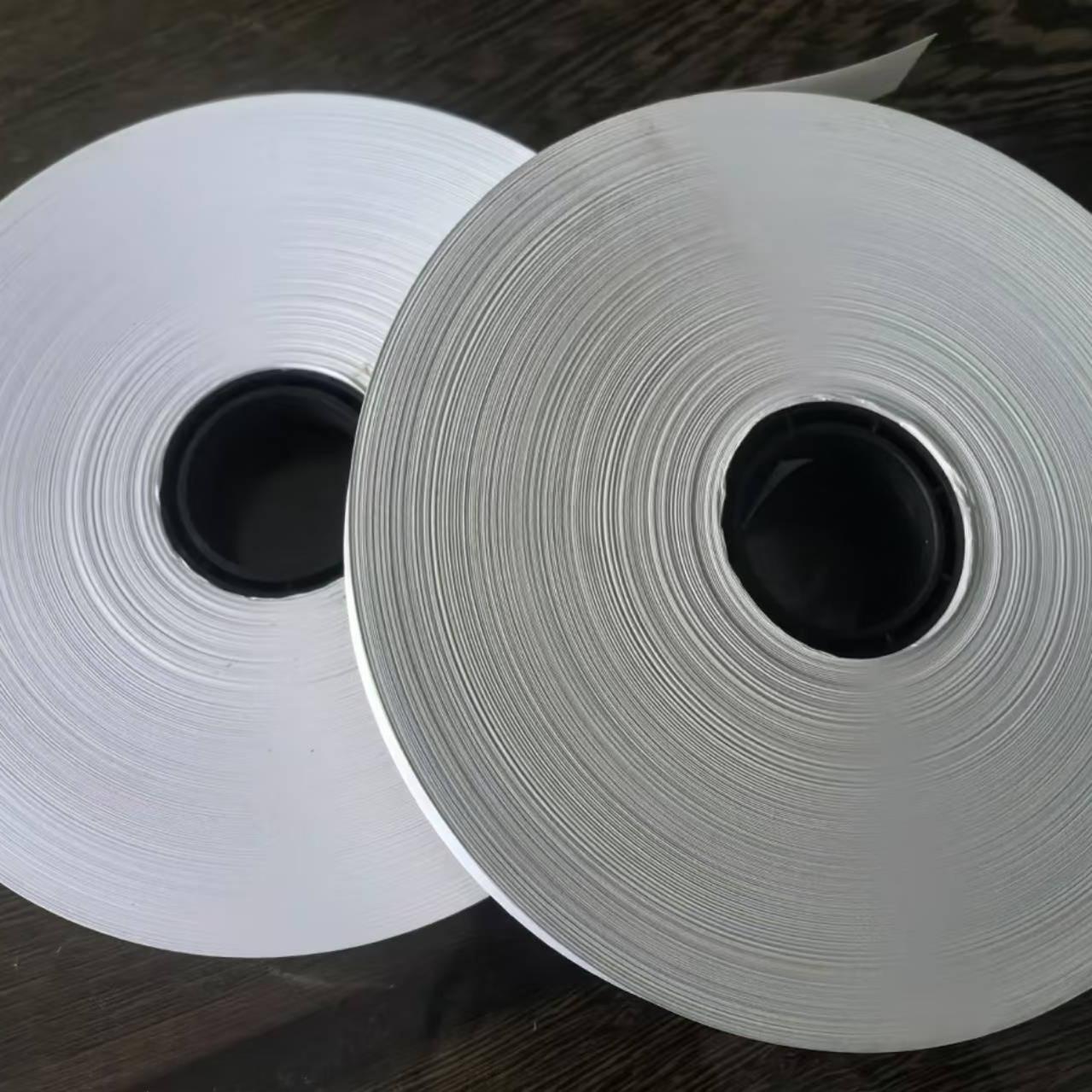 白色牛皮纸打角机带黄色牛皮纸贴角带贴角机胶带热熔纸盒贴角纸带