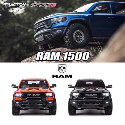 KM雷神道奇霸王龙RAM 1500仿真1/8遥控电动四驱攀爬车越野车