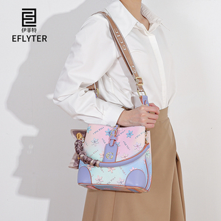 小个子水桶包女新款2024包包名牌奢侈品大牌水桶包单肩包设计感小