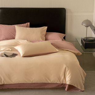 高端100s加厚磨毛全棉四件套纯棉床单被套床笠三件套轻奢秋冬床品