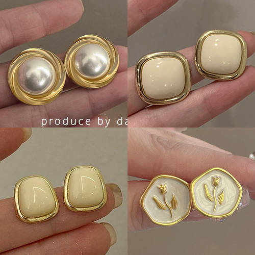 慕斯里高级感气质百搭耳环女