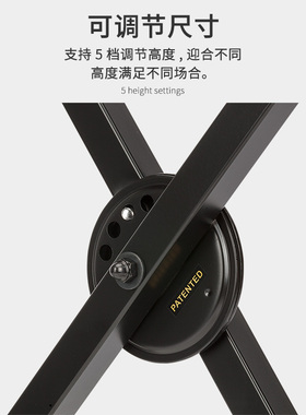 Hercule海克力斯 KB 合成器X型琴架 单层层电钢琴键盘支架