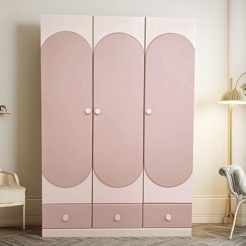 100%纯实木儿童衣柜储物柜