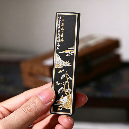 上海墨厂曹素功墨条大好山水