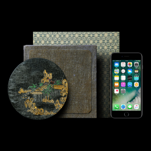 收藏墨块 镜水斋 胡开文古法 1982年恢复清代嘉庆墨版 国家非遗